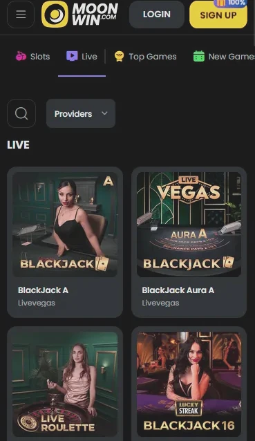Moonwin app preview